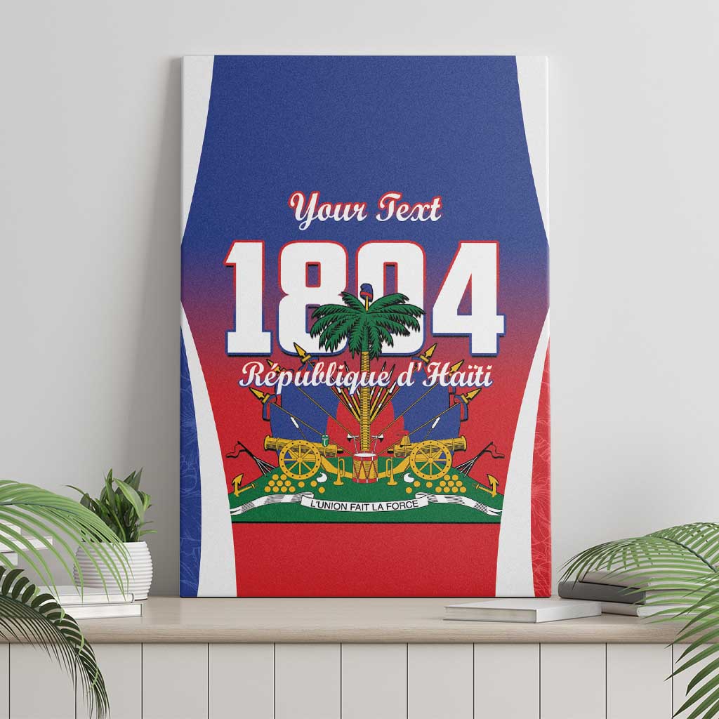 Personalized Haiti 1804 Canvas Wall Art Happy Ayiti Independence Day - African Pride