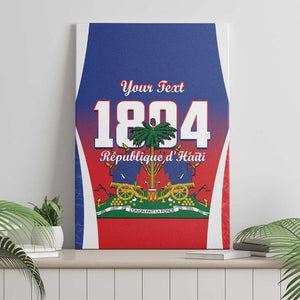 Personalized Haiti 1804 Canvas Wall Art Happy Ayiti Independence Day - African Pride