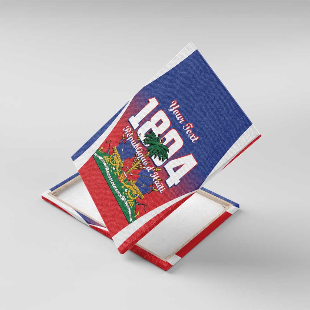 Personalized Haiti 1804 Canvas Wall Art Happy Ayiti Independence Day - African Pride