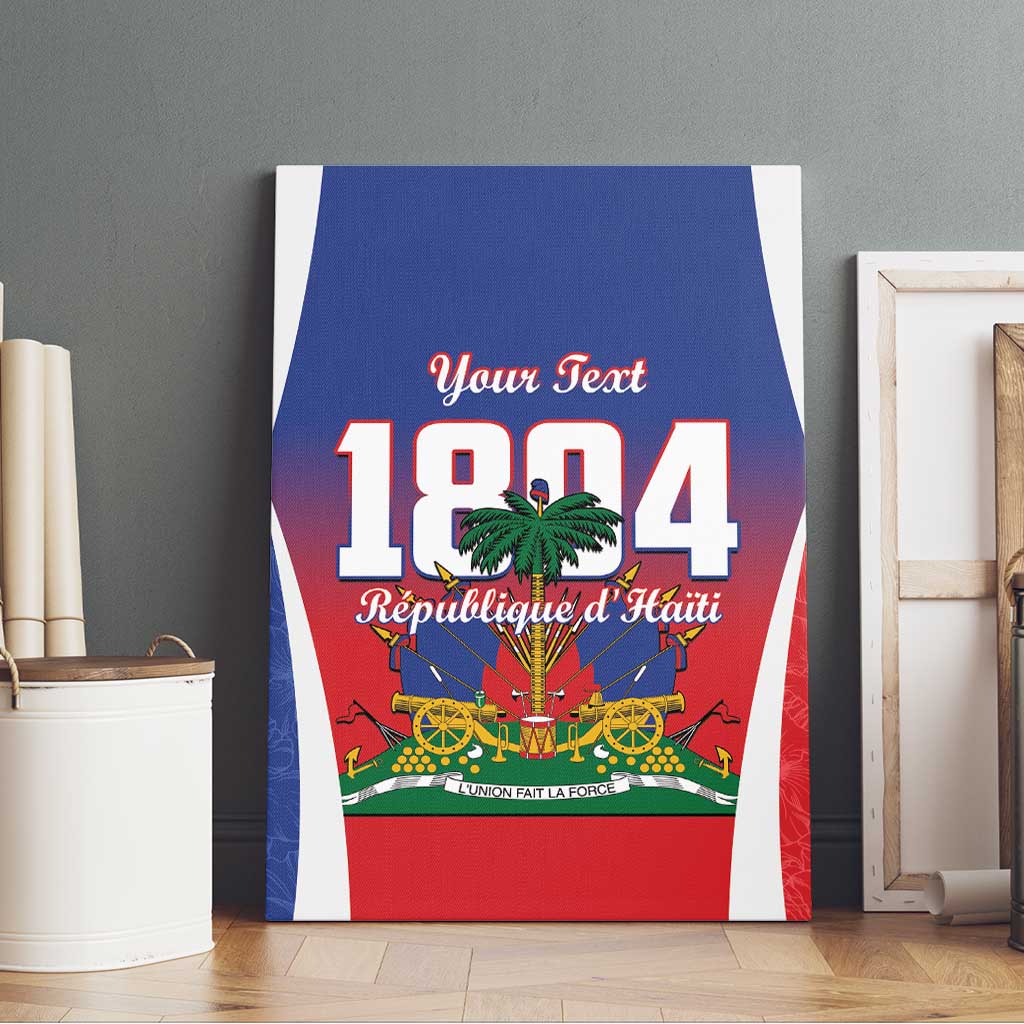 Personalized Haiti 1804 Canvas Wall Art Happy Ayiti Independence Day - African Pride
