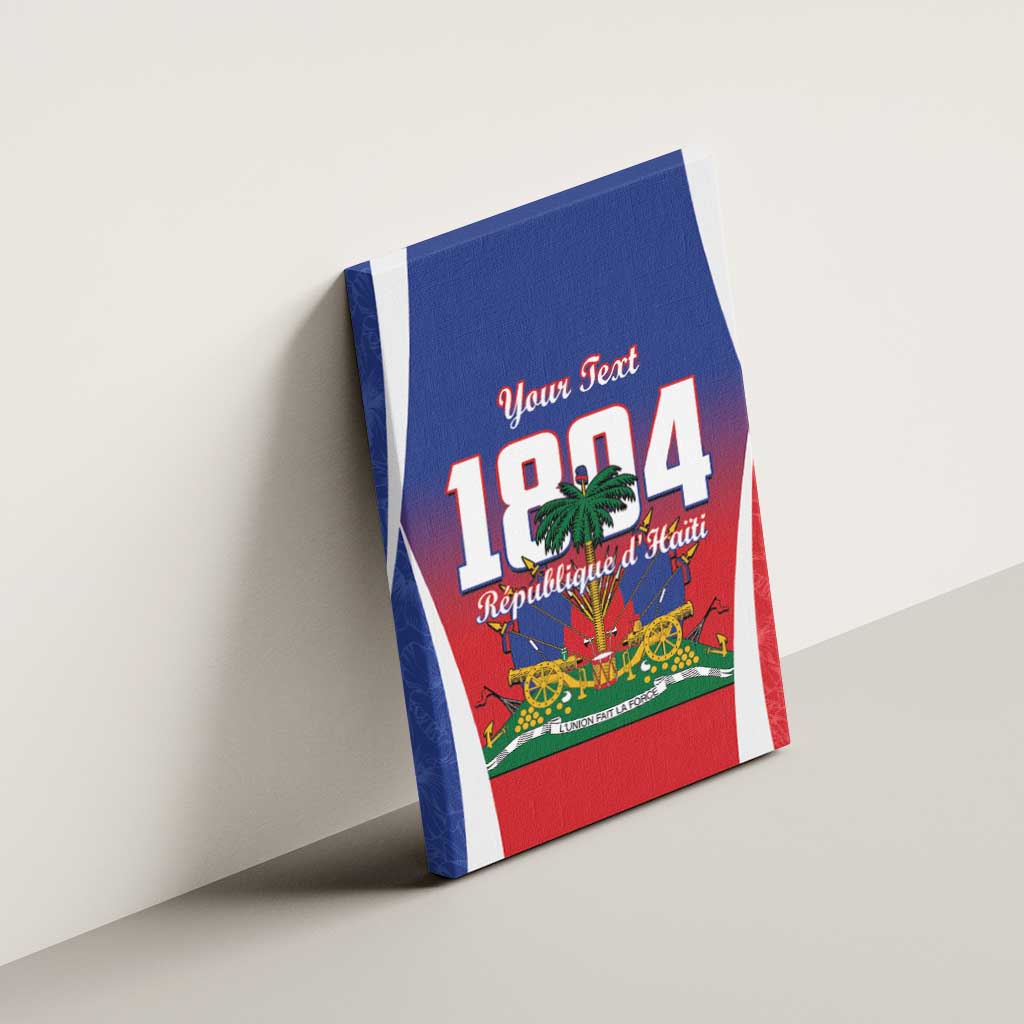Personalized Haiti 1804 Canvas Wall Art Happy Ayiti Independence Day - African Pride