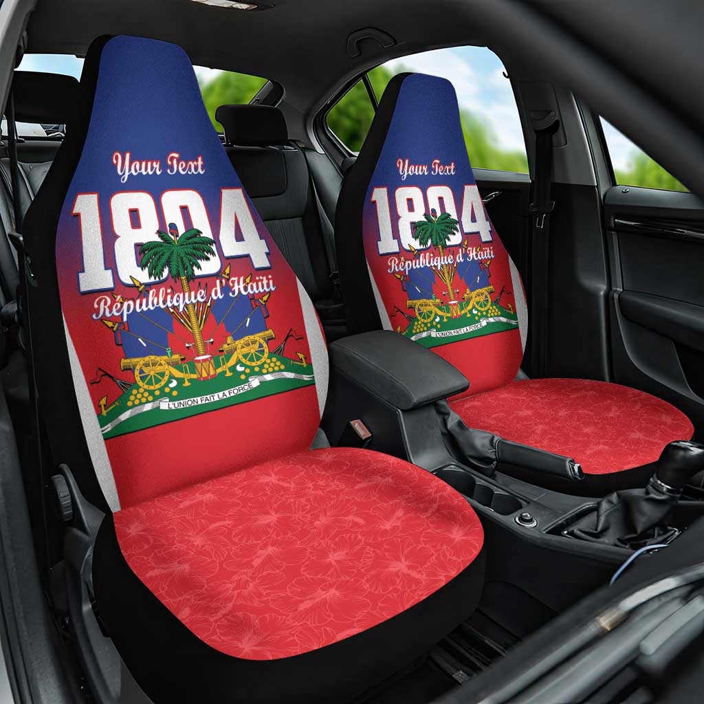 Personalized Haiti 1804 Car Seat Cover Happy Ayiti Independence Day - African Pride