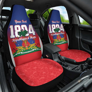 Personalized Haiti 1804 Car Seat Cover Happy Ayiti Independence Day - African Pride