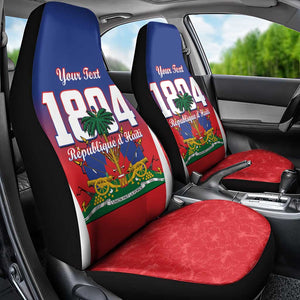 Personalized Haiti 1804 Car Seat Cover Happy Ayiti Independence Day - African Pride