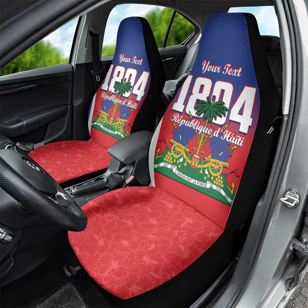 Personalized Haiti 1804 Car Seat Cover Happy Ayiti Independence Day - African Pride