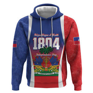 Personalized Haiti 1804 Hoodie Happy Ayiti Independence Day - African Pride