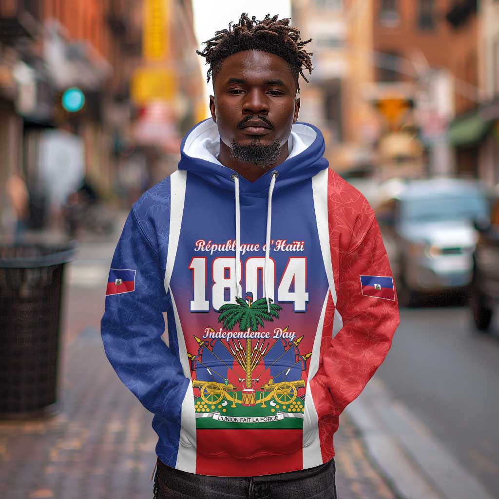 Personalized Haiti 1804 Hoodie Happy Ayiti Independence Day - African Pride