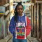 Personalized Haiti 1804 Hoodie Happy Ayiti Independence Day - African Pride