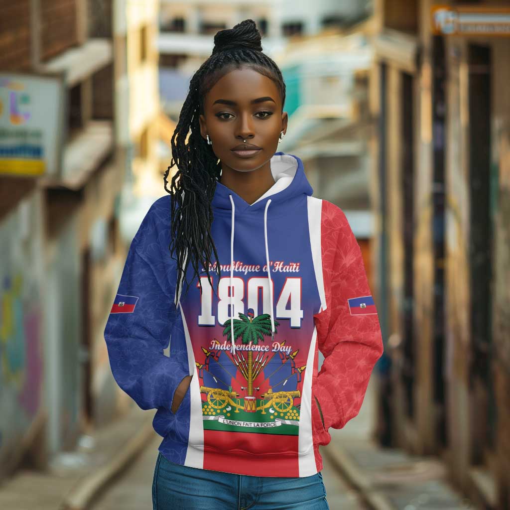 Personalized Haiti 1804 Hoodie Happy Ayiti Independence Day - African Pride