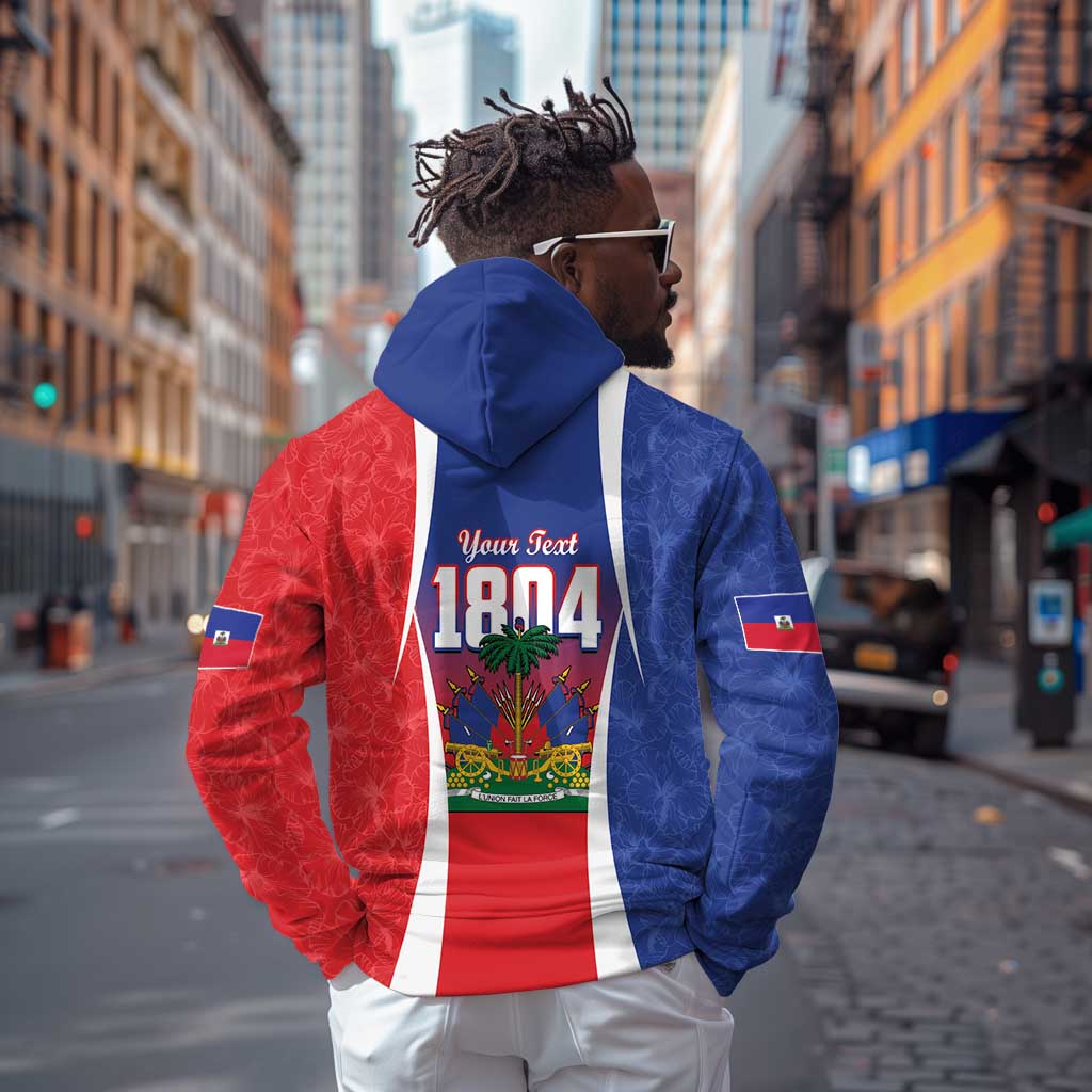 Personalized Haiti 1804 Hoodie Happy Ayiti Independence Day - African Pride