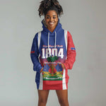 Personalized Haiti 1804 Hoodie Dress Happy Ayiti Independence Day - African Pride