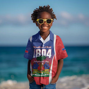 Personalized Haiti 1804 Kid Hawaiian Shirt Happy Ayiti Independence Day - African Pride