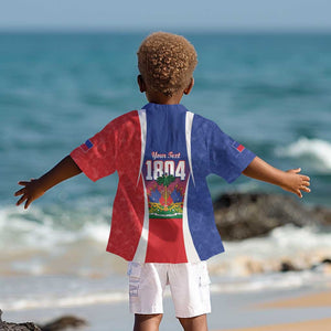 Personalized Haiti 1804 Kid Hawaiian Shirt Happy Ayiti Independence Day - African Pride