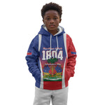 Personalized Haiti 1804 Kid Hoodie Happy Ayiti Independence Day - African Pride