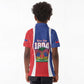 Personalized Haiti 1804 Kid Polo Shirt Happy Ayiti Independence Day - African Pride