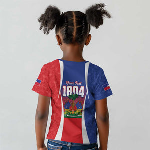 Personalized Haiti 1804 Kid T shirt Happy Ayiti Independence Day - African Pride