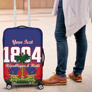 Personalized Haiti 1804 Luggage Cover Happy Ayiti Independence Day - African Pride