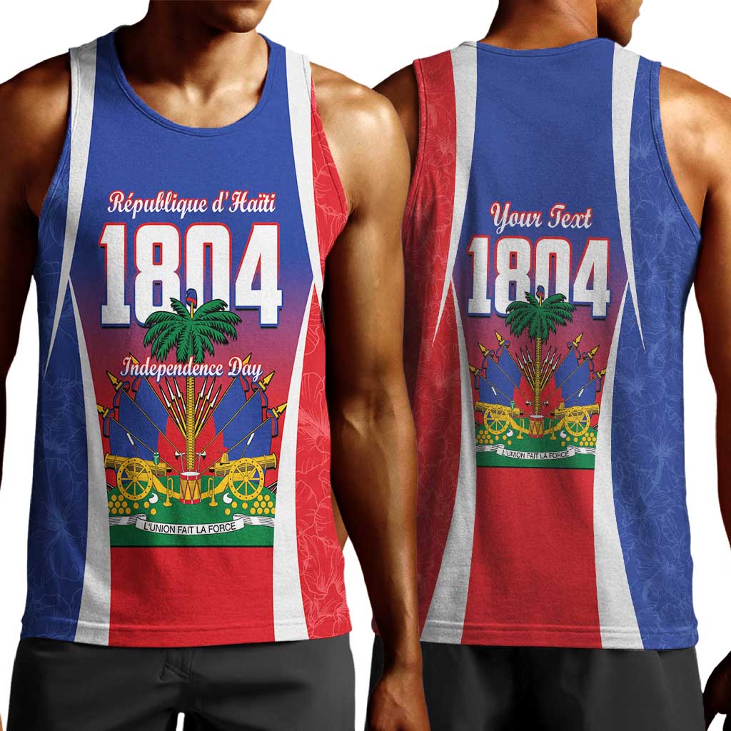 Personalized Haiti 1804 Men Tank Top Happy Ayiti Independence Day - African Pride