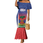Personalized Haiti 1804 Mermaid Dress Happy Ayiti Independence Day - African Pride