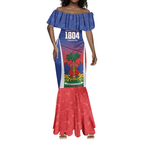 Personalized Haiti 1804 Mermaid Dress Happy Ayiti Independence Day - African Pride