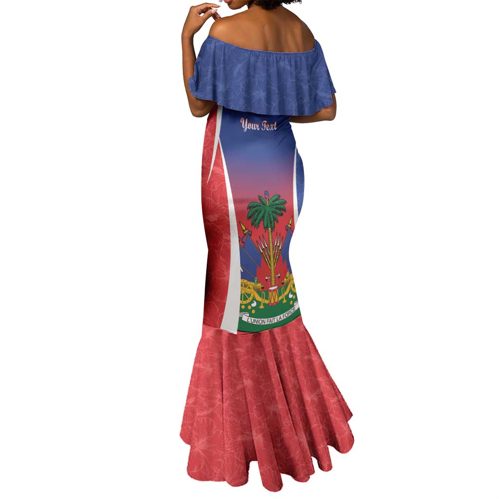 Personalized Haiti 1804 Mermaid Dress Happy Ayiti Independence Day - African Pride