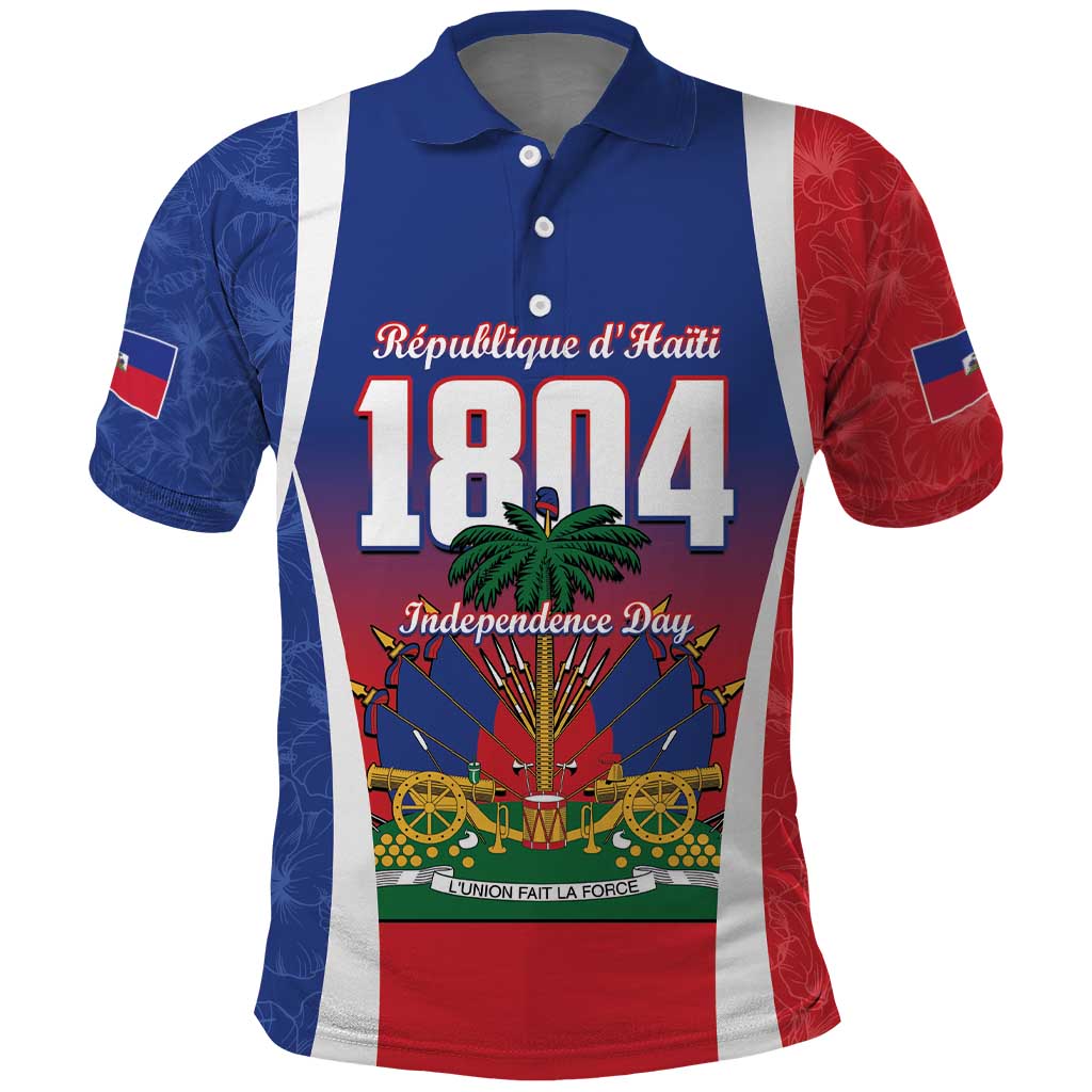 Personalized Haiti 1804 Polo Shirt Happy Ayiti Independence Day - African Pride