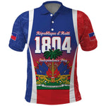 Personalized Haiti 1804 Polo Shirt Happy Ayiti Independence Day - African Pride