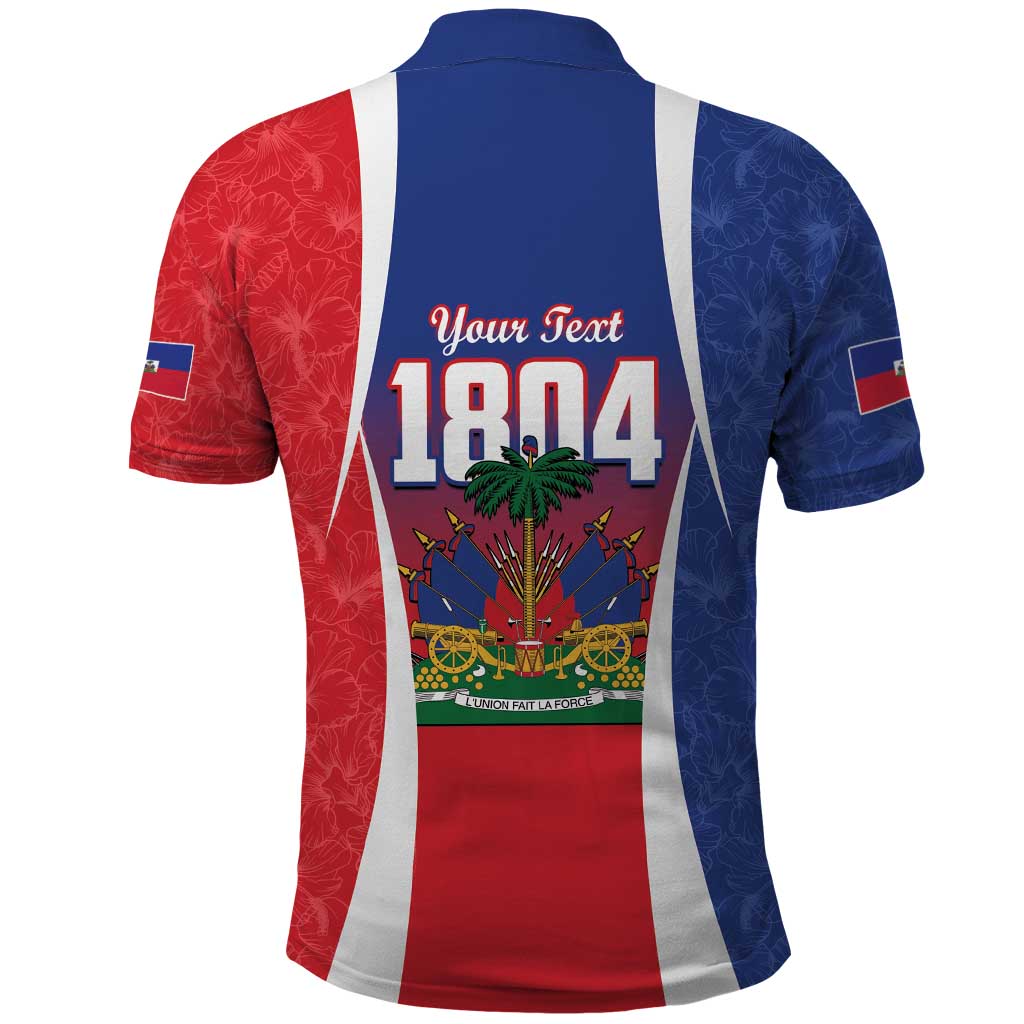 Personalized Haiti 1804 Polo Shirt Happy Ayiti Independence Day - African Pride