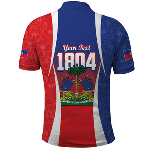 Personalized Haiti 1804 Polo Shirt Happy Ayiti Independence Day - African Pride