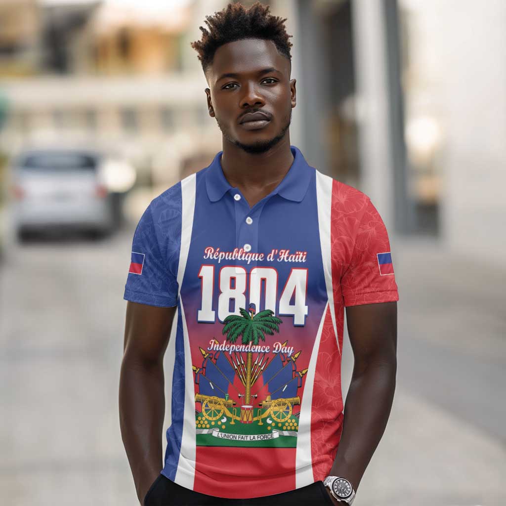 Personalized Haiti 1804 Polo Shirt Happy Ayiti Independence Day - African Pride