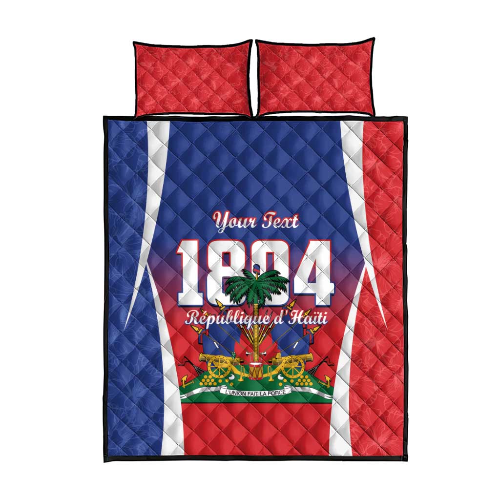 Personalized Haiti 1804 Quilt Bed Set Happy Ayiti Independence Day - African Pride