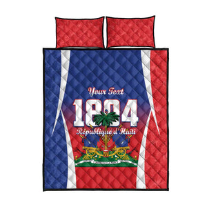 Personalized Haiti 1804 Quilt Bed Set Happy Ayiti Independence Day - African Pride