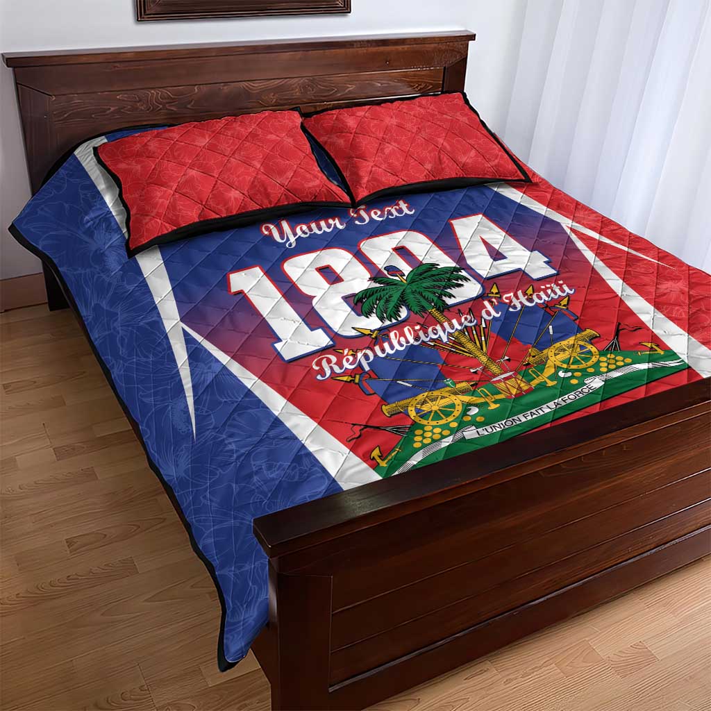 Personalized Haiti 1804 Quilt Bed Set Happy Ayiti Independence Day - African Pride