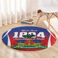 Personalized Haiti 1804 Round Carpet Happy Ayiti Independence Day - African Pride