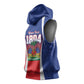 Personalized Haiti 1804 Sleeveless Hoodie Happy Ayiti Independence Day - African Pride