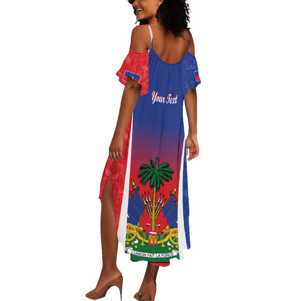 Personalized Haiti 1804 Summer Maxi Dress Happy Ayiti Independence Day - African Pride