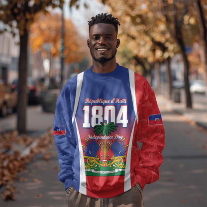 Personalized Haiti 1804 Sweatshirt Happy Ayiti Independence Day - African Pride