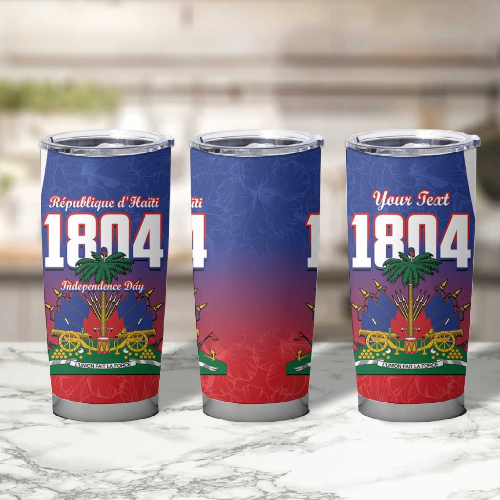 Personalized Haiti 1804 Tumbler Cup Happy Ayiti Independence Day - African Pride