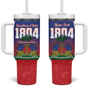 Personalized Haiti 1804 Tumbler With Handle Happy Ayiti Independence Day - African Pride