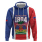 Personalized Haiti 1804 Zip Hoodie Happy Ayiti Independence Day - African Pride