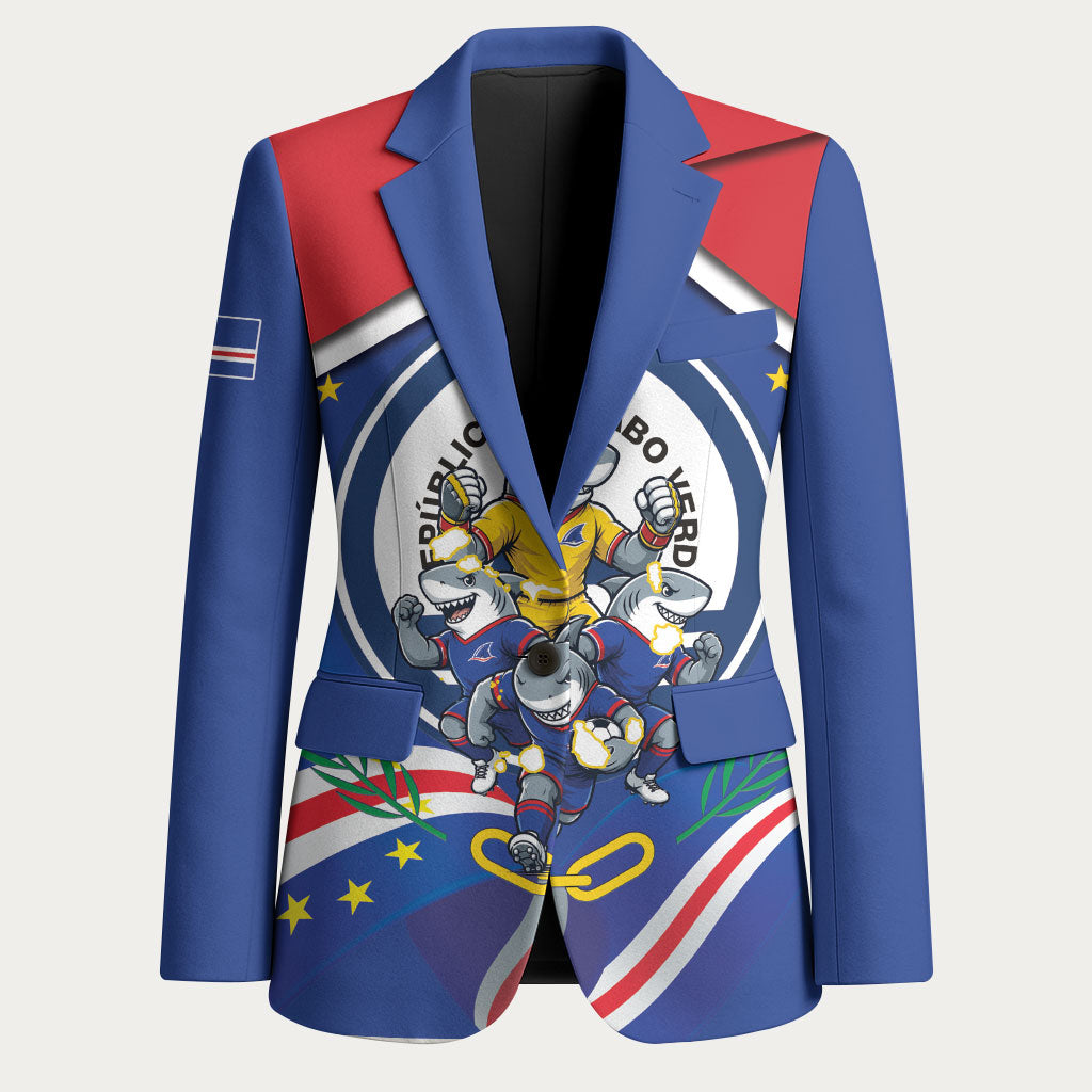 Cape Verde 2026 Football Blazer Orgulho Tubaroes Azuis Make History
