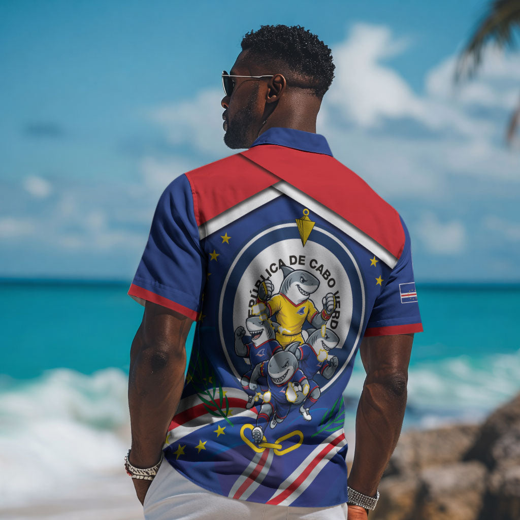Cape Verde 2026 Football Hawaiian Shirt Orgulho Tubaroes Azuis Make History