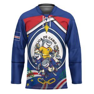 Cape Verde 2026 Football Hockey Jersey Orgulho Tubaroes Azuis Make History