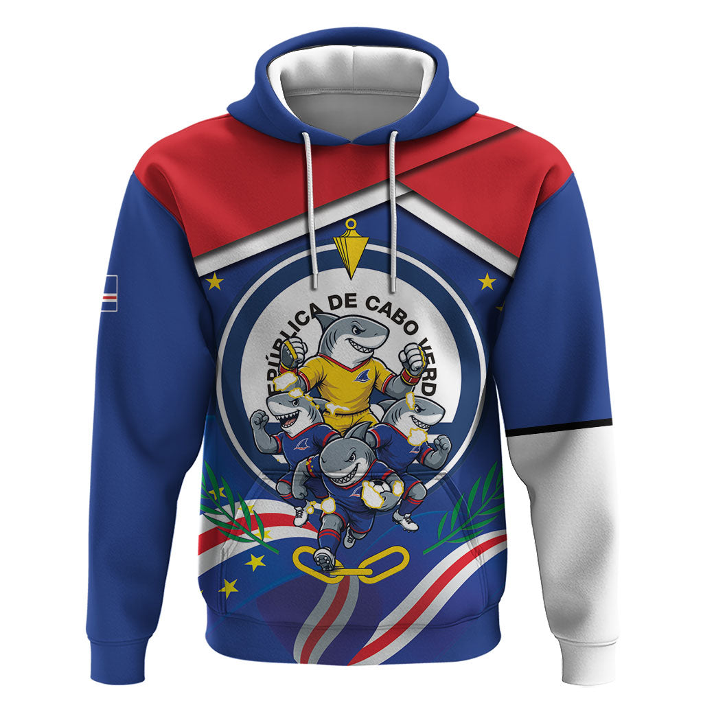 Cape Verde 2026 Football Hoodie Orgulho Tubaroes Azuis Make History