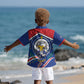 Cape Verde 2026 Football Kid Hawaiian Shirt Orgulho Tubaroes Azuis Make History