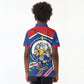 Cape Verde 2026 Football Kid Polo Shirt Orgulho Tubaroes Azuis Make History