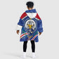 Cape Verde 2026 Football Kid Wearable Blanket Hoodie Orgulho Tubaroes Azuis Make History