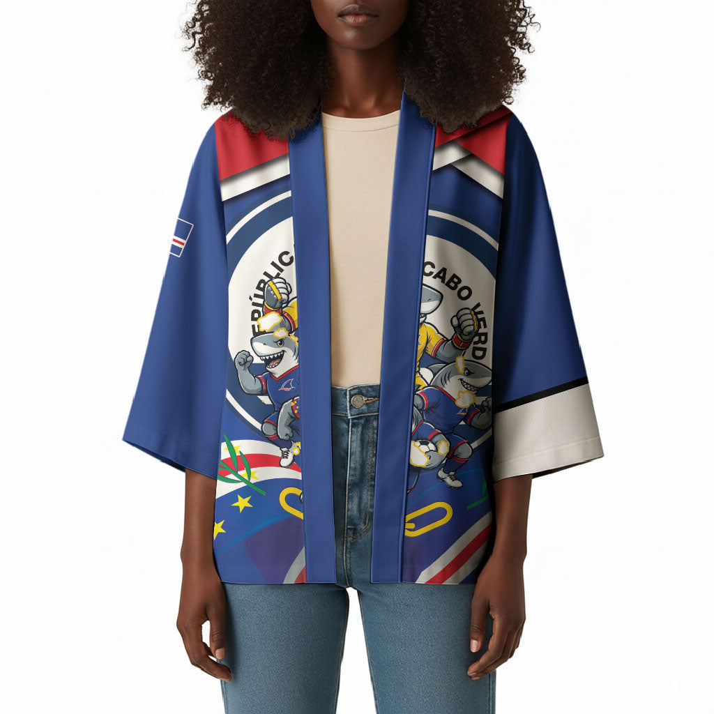Cape Verde 2026 Football Kimono Orgulho Tubaroes Azuis Make History