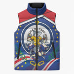 Cape Verde 2026 Football Sleeveless Puffer Jacket Orgulho Tubaroes Azuis Make History