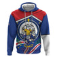Cape Verde 2026 Football Zip Hoodie Orgulho Tubaroes Azuis Make History